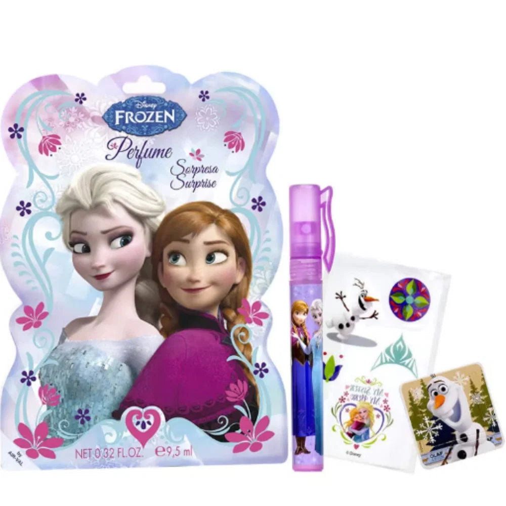 Set Disney: Frozen, Body Stickers, All Over The Body + Frozen, Cardboard Bookmark + Frozen, Eau De Toilette, For Girls, 9.5 ml - Beautyleader