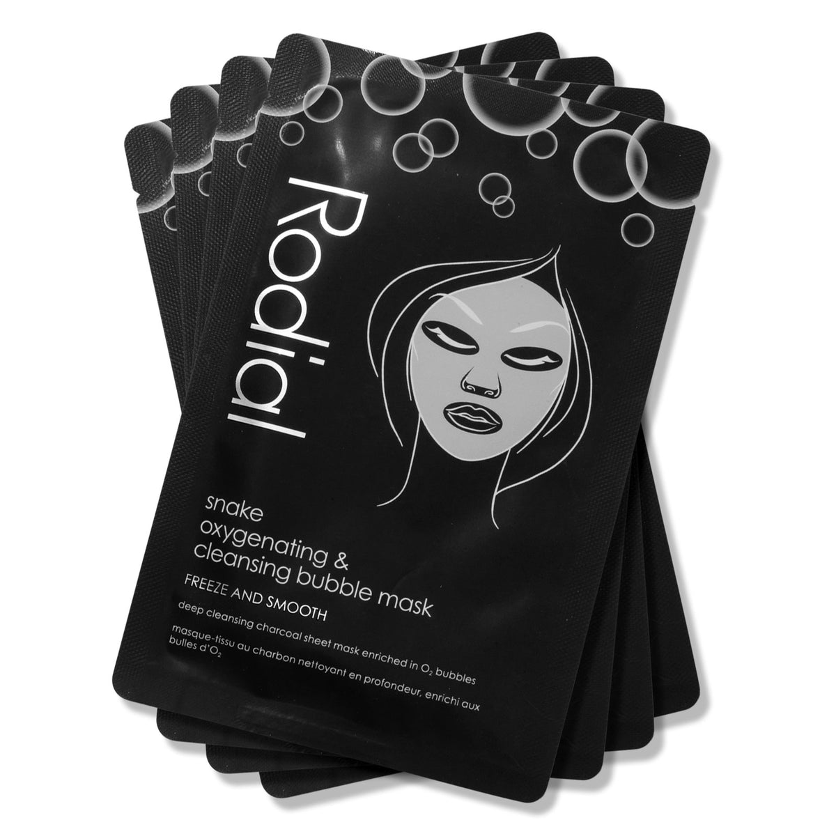 Setzen, Rodial, Snake, Reinigung, Gesichtsmaske, Für das Gesicht, 4 stk, 22 g