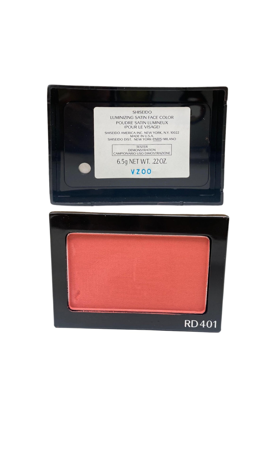 Shiseido, Luminizing Satin, Blush Kompaktpuder, Rd401, Orchidee, 6.5 g *Tester