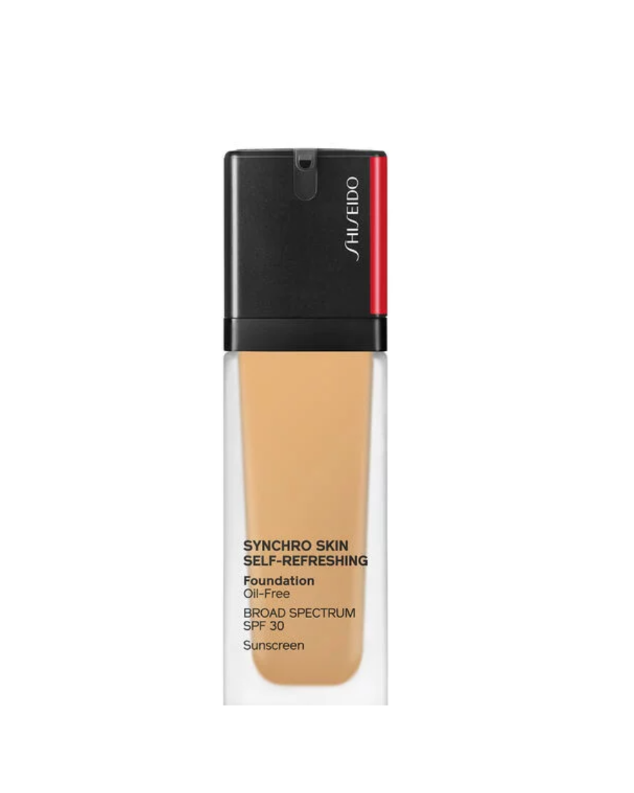 Shiseido, Synchro Skin Self-Refreshing, Ölfrei, Flüssige Grundierung, 340, Eiche, SPF 30, 10 ml *Tester
