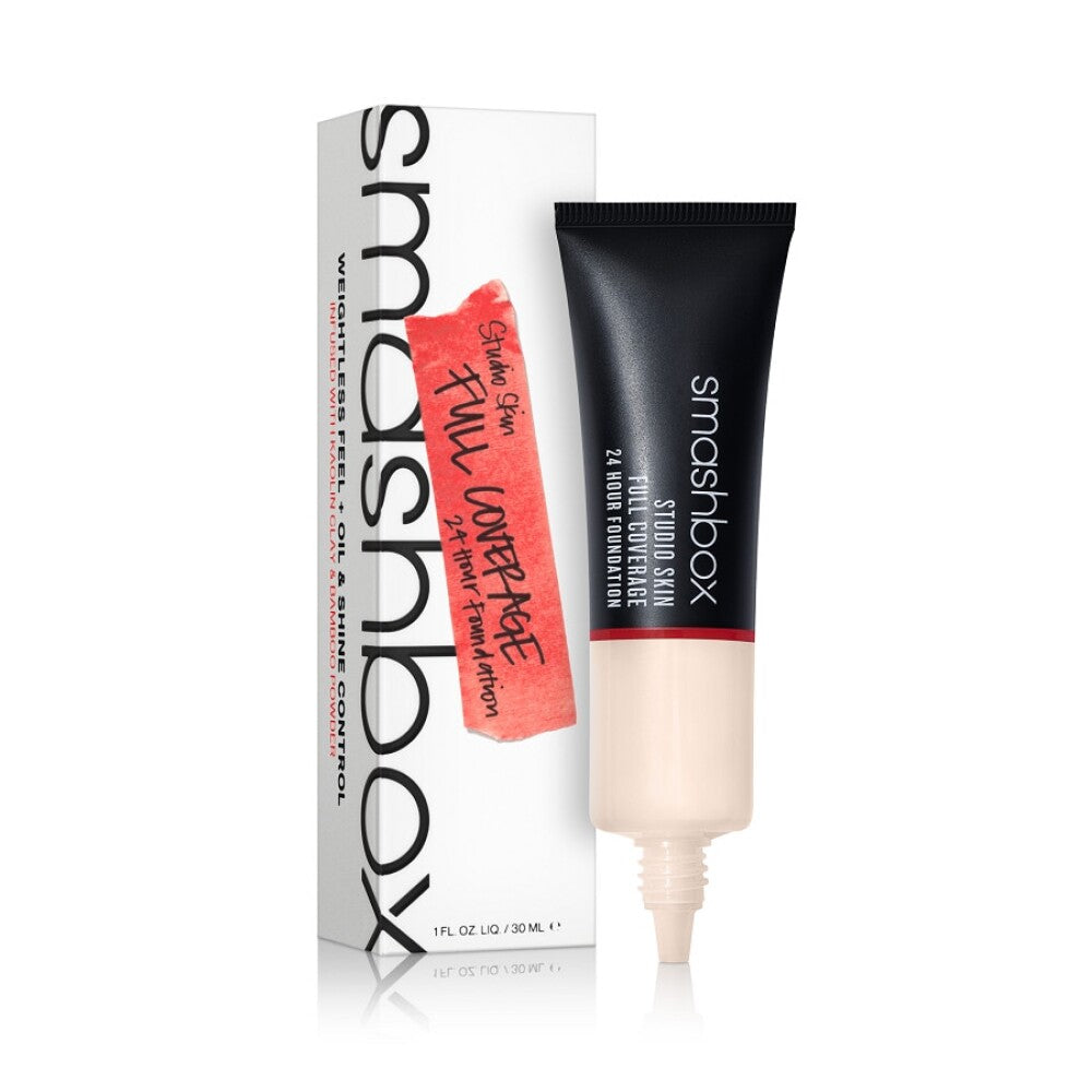 Smashbox, Studio Skin, Hohe Deckung, Flüssige Grundierung, 0,2, Sehr fair, warm und pfirsichfarben, 30 ml