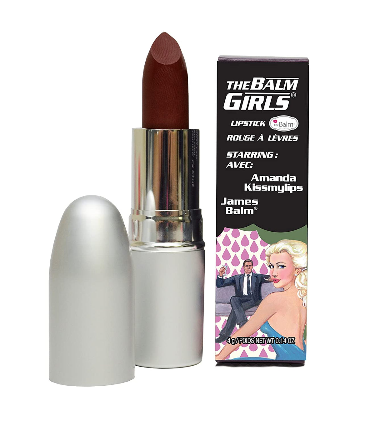 The Balm, Girls, Creme-Lippenstift, Marron Berry, 4 g