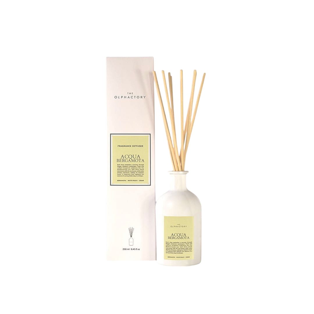 The Olphactory, Acqua Bergamota, Duftstäbchen, Aroma-Rattanstäbchen-Diffusor, 500 ml
