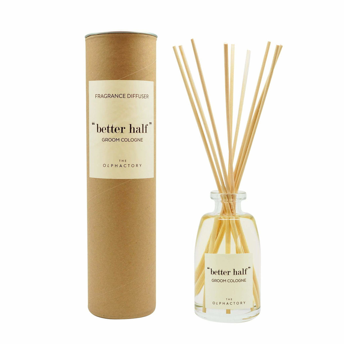 The Olphactory, Better Half Groom Cologne, Duftstäbchen, Aroma-Rattanstäbchen-Diffusor, 100 ml