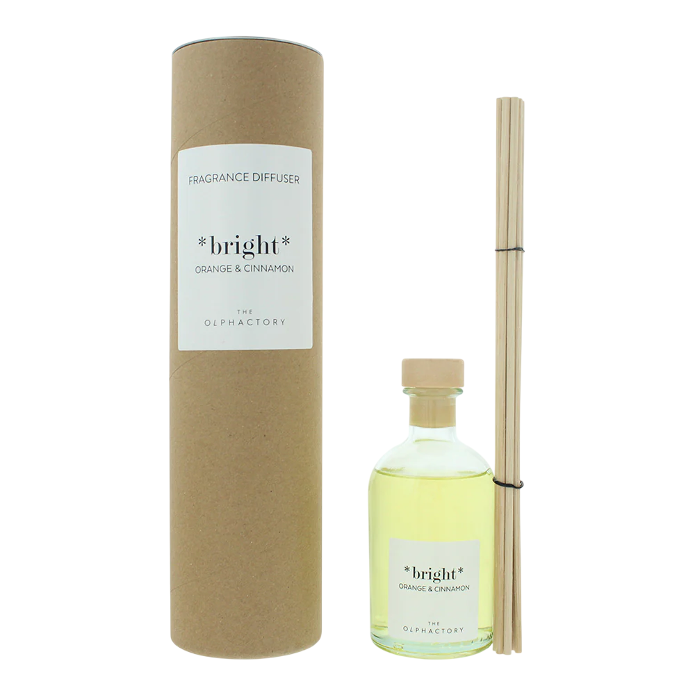 The Olphactory, Bright Orange & Cinnamon, Duftstäbchen, Aroma-Rattanstäbchen-Diffusor, 100 ml