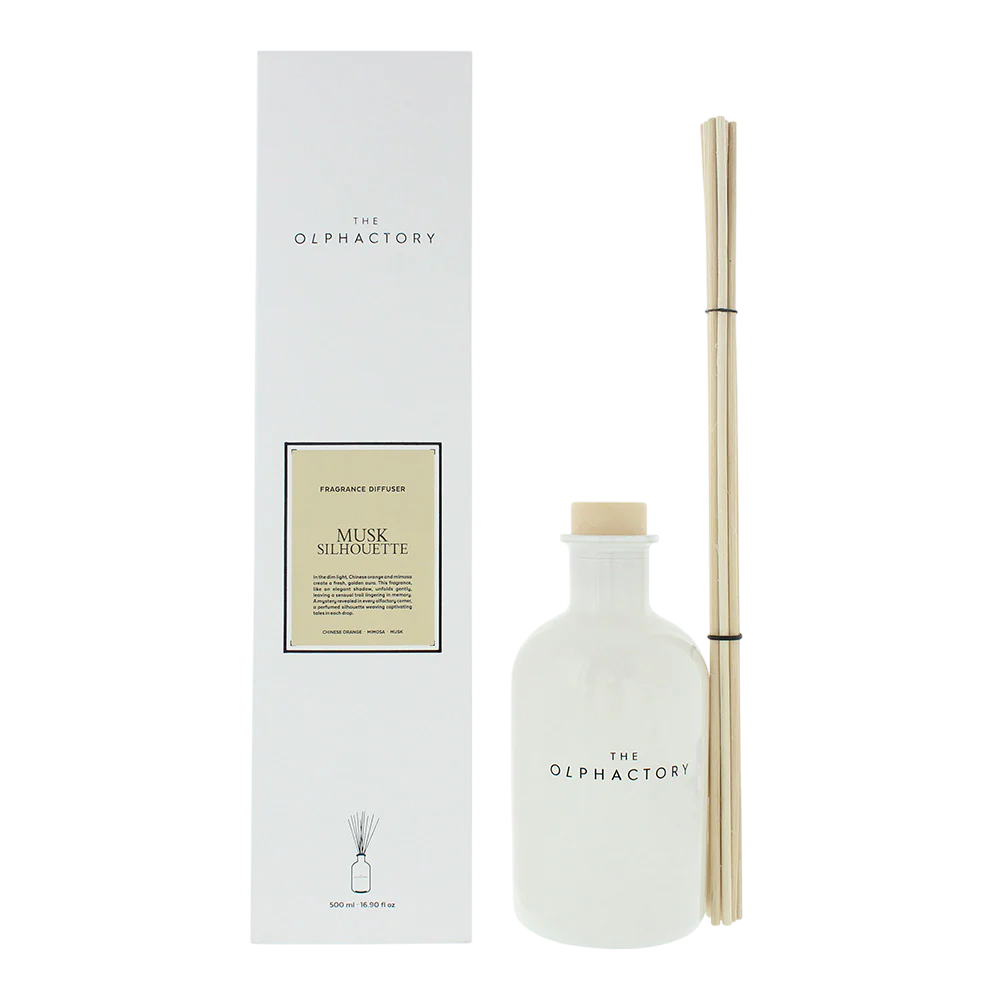 The Olphactory, Musk Silhouette, Duftstäbchen, Aroma-Rattanstäbchen-Diffusor, 500 ml