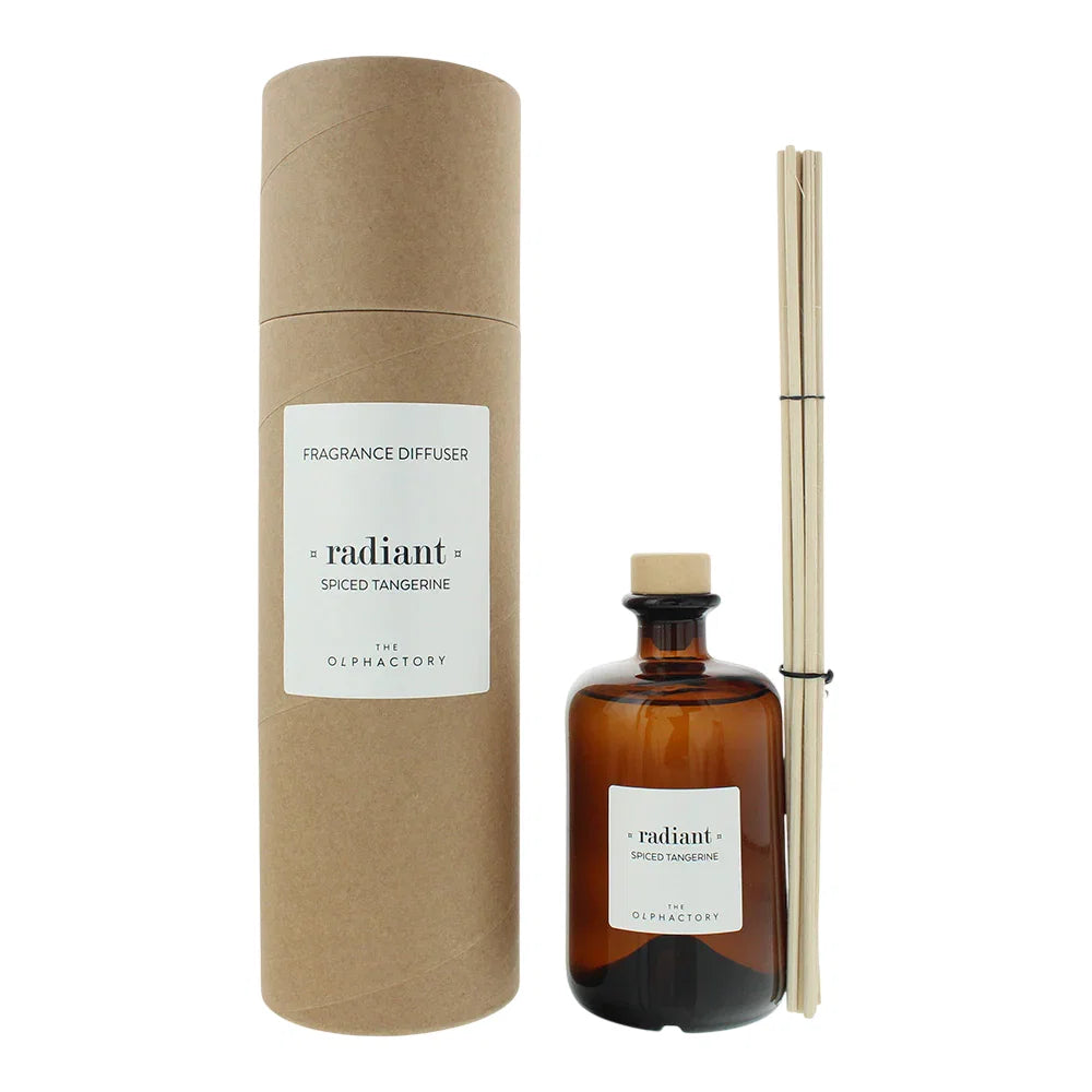 The Olphactory, Radiant Spiced Tangerine, Duftstäbchen, Aroma-Rattanstäbchen-Diffusor, 500 ml