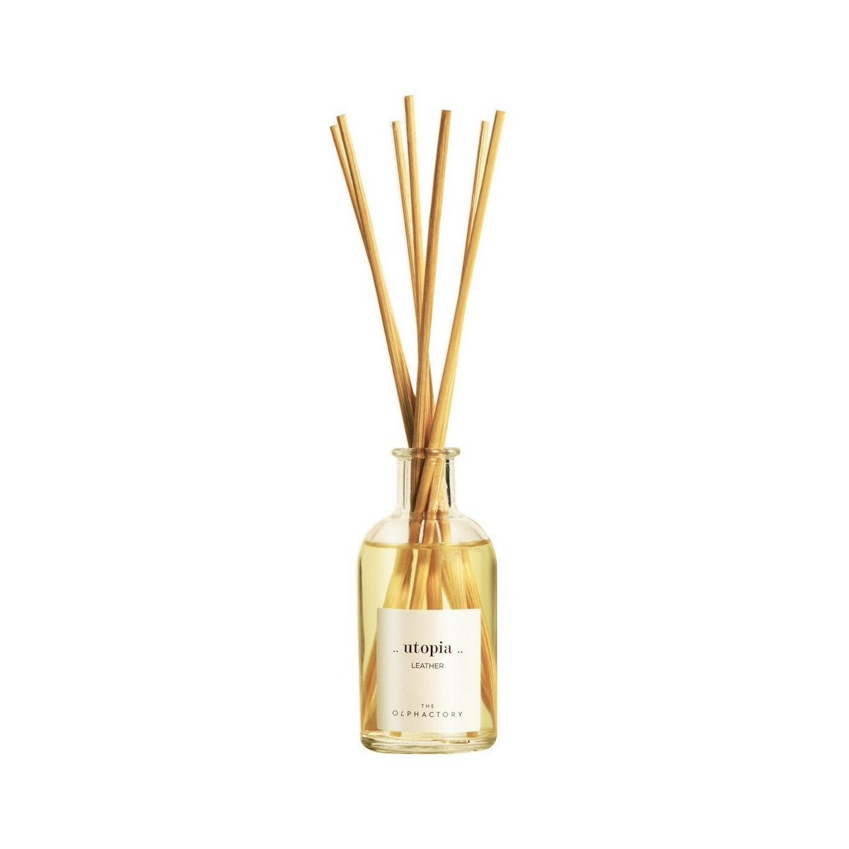 The Olphactory, Utopia Leather, Duftstäbchen, Aroma-Rattanstäbchen-Diffusor, 100 ml