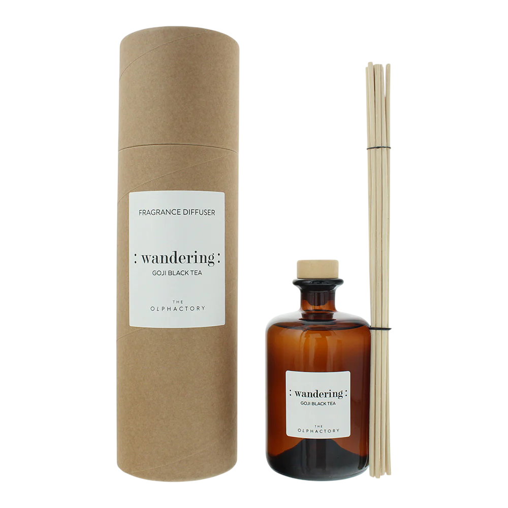 The Olphactory, Wandering Goji Black Tea, Duftstäbchen, Aroma-Rattanstäbchen-Diffusor, 500 ml