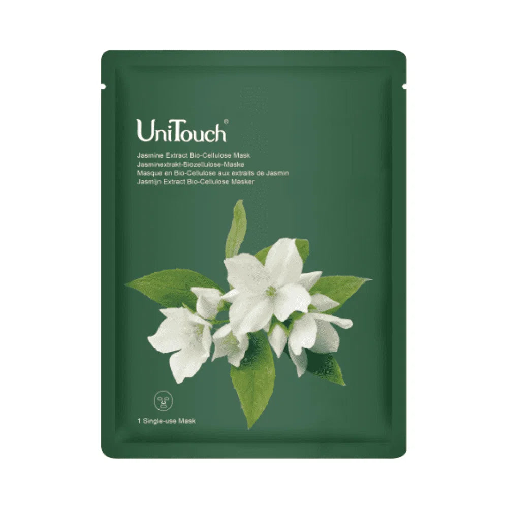 UniTouch, Bio-Cellulose, Jasmin, Anti-Aging, Gesichtsmaske, Für das Gesicht, 26 ml *Tester - Beautyleader