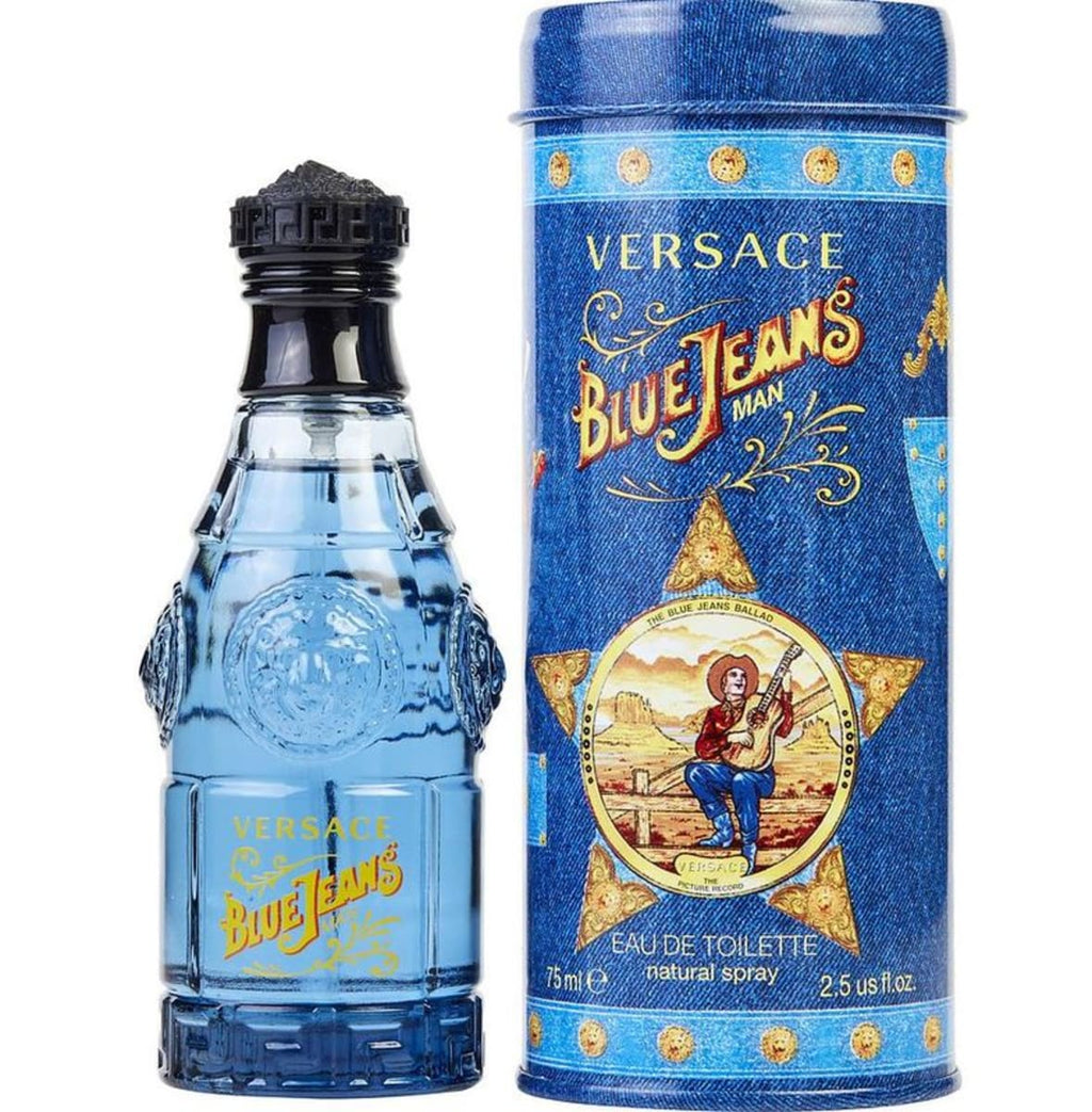Versace, Blue Jeans, Eau de Toilette, Für Männer, 75 ml
