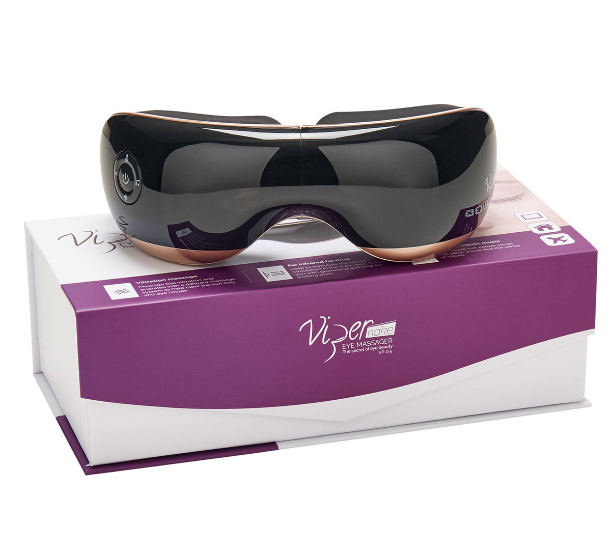 ViperPharm, Vipernake, Wireless, Massager, Für Augen, Vp-0.5, Schwarz, Unisex, Erwachsener