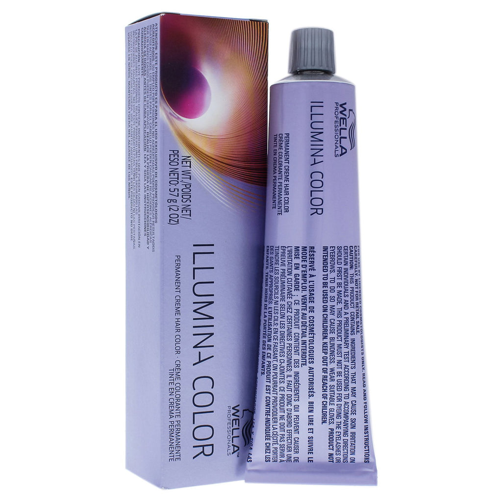 Wella Professionals, Illumina Color, Permanente Haarfarbe, 8/38 Light Blonde Golden Blue, 60 ml