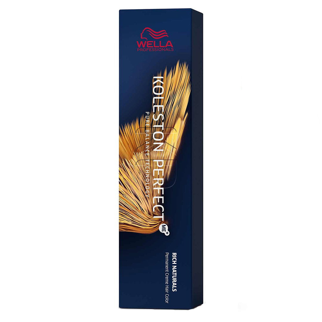 Wella Professionals, Koleston Perfect Me+, Permanente Haarfarbe, 7/37 Medium Blonde Golden Brown, 60 ml