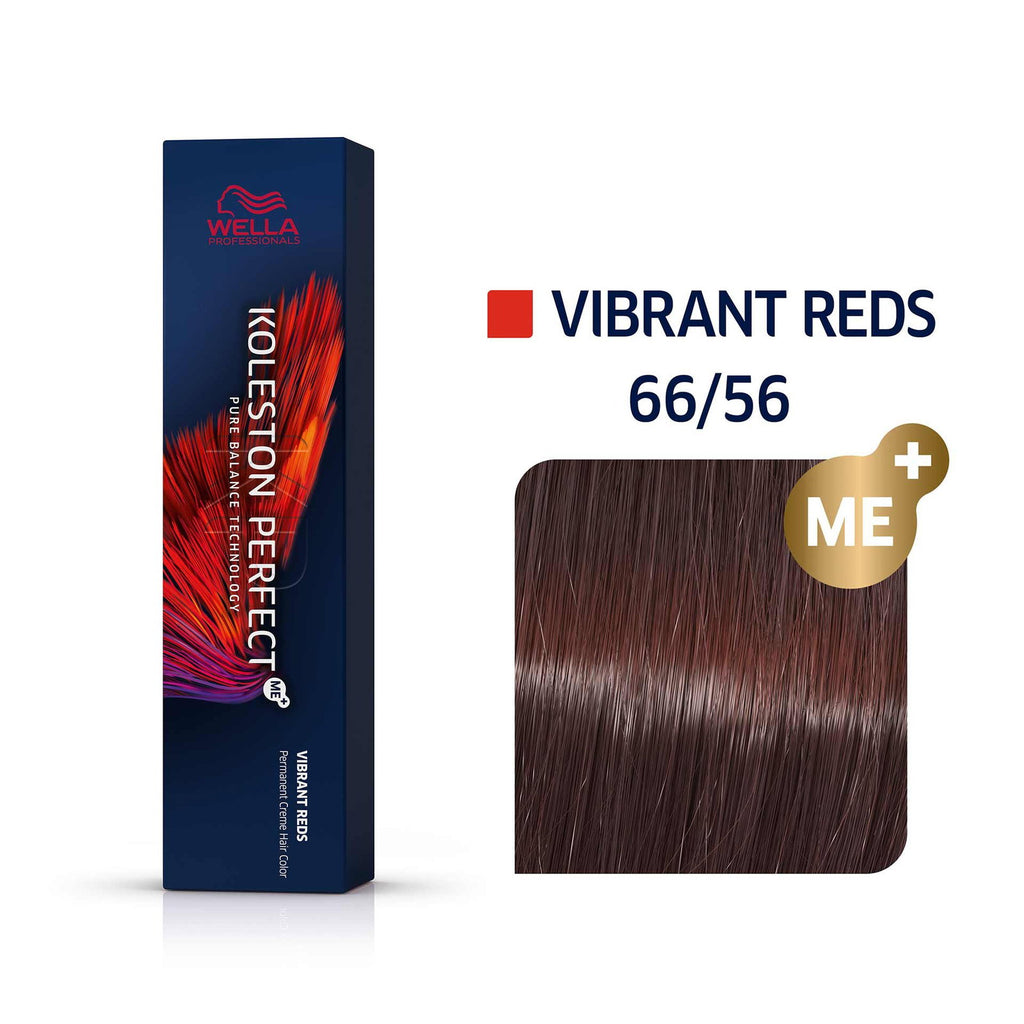 Wella Professionals, Koleston Perfect Me+, Permanente Haarfarbe, 66/56 Dark Blonde Intense Violet Mahogany, 60 ml