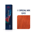 Wella Professionals, Koleston Perfect Special Mix, Permanente Haarfarbe, 0/43 Golden Red, 60 ml