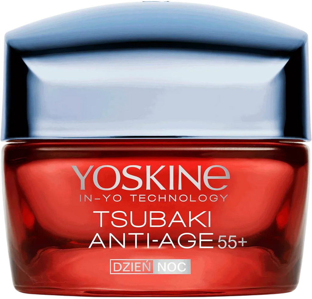 Yoskine, Tsubaki 55+, Anti-Aging, Tag & Nacht, Sahne, Gesicht, 50 ml - Beautyleader