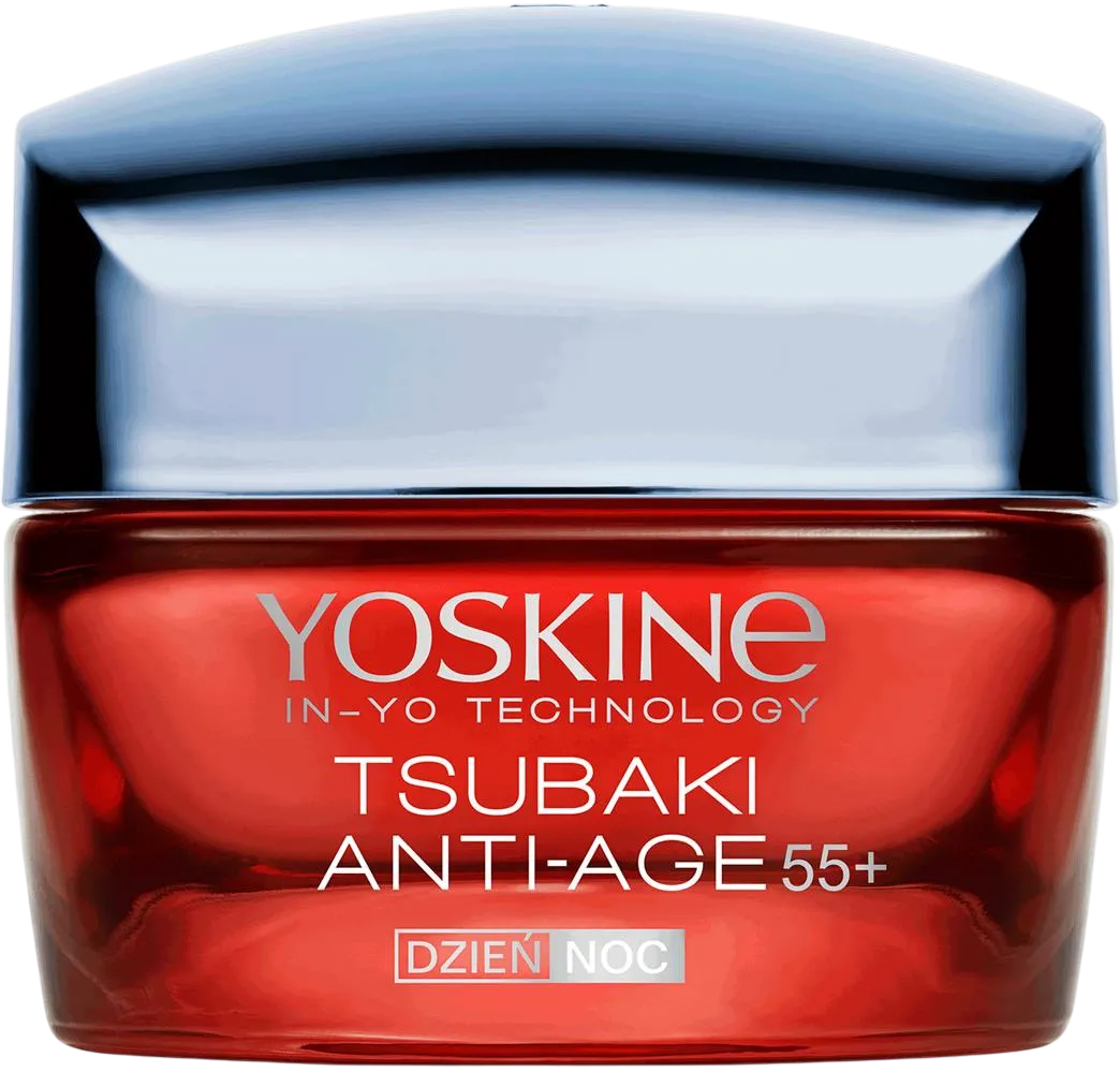 Yoskine, Tsubaki 55+, Anti-Aging, Tag & Nacht, Sahne, Gesicht, 50 ml - Beautyleader